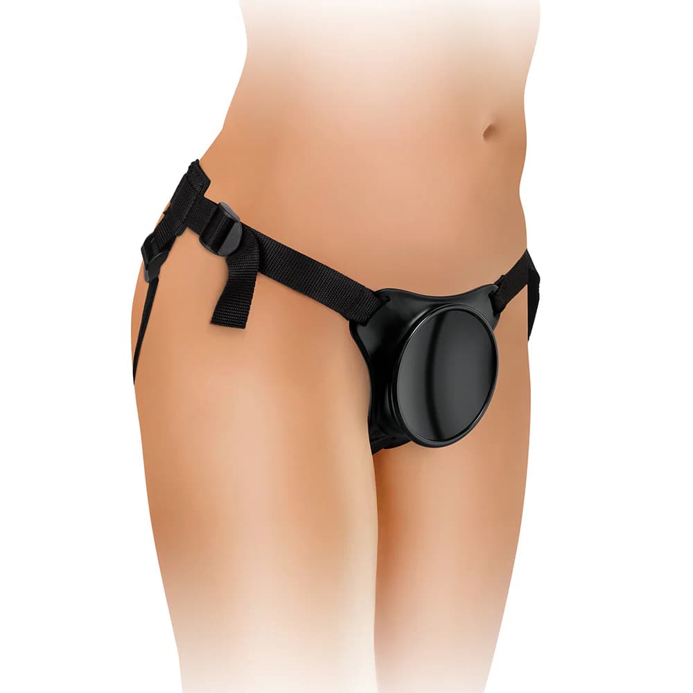 King Cock Elite Beginner's Body Dock Strap-On Harness Black thumbnail