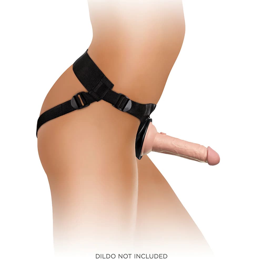 King Cock Elite Beginner's Body Dock Strap-On Harness Black thumbnail 6