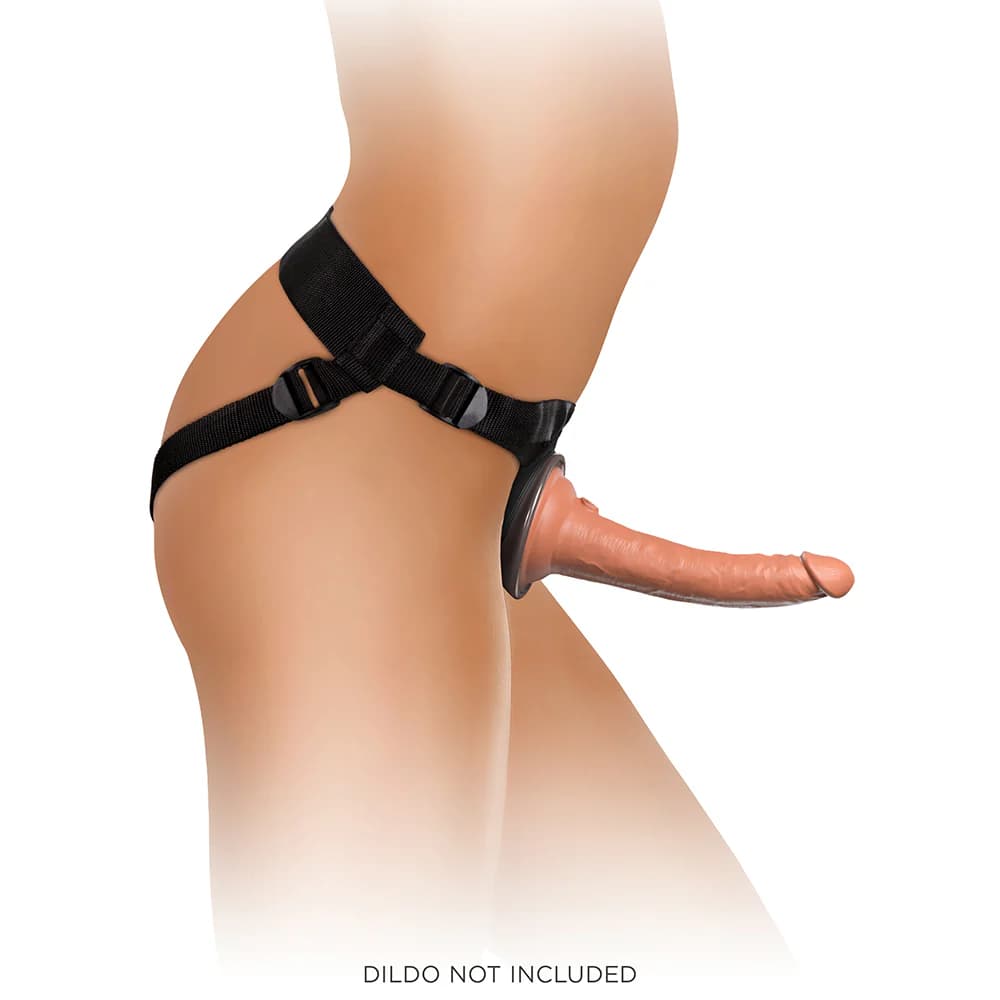King Cock Elite Comfy Body Dock Strap-On Harness Black thumbnail 6