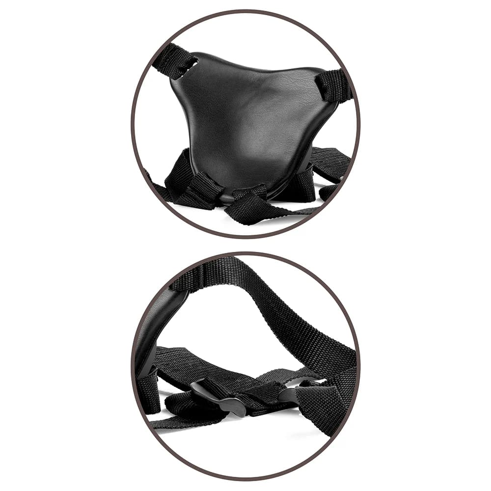 King Cock Elite Comfy Body Dock Strap-On Harness Black thumbnail 8