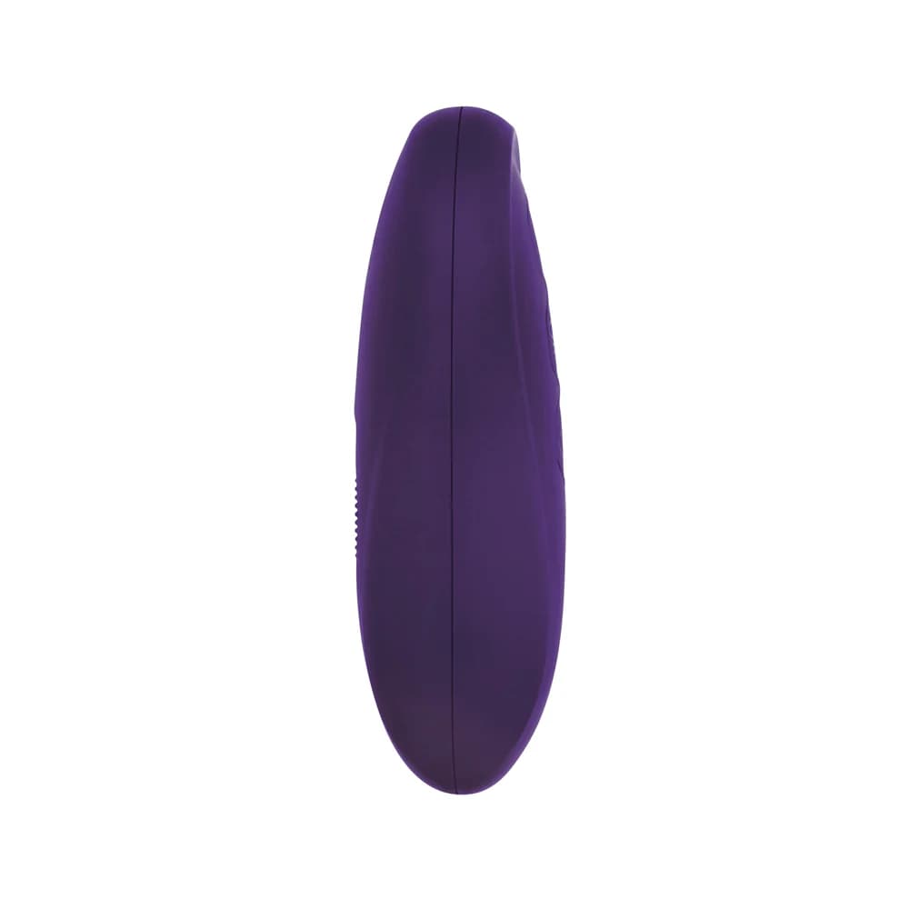 Evolved 2 Become 1 Rechargeable Remote-Controlled Silicone Strapless Strap-On With Suction Purple thumbnail
