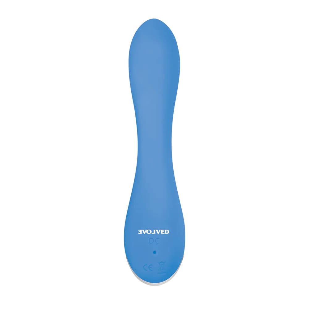 Evolved Blue Crush Rechargeable Silicone G-Spot Vibrator Blue thumbnail