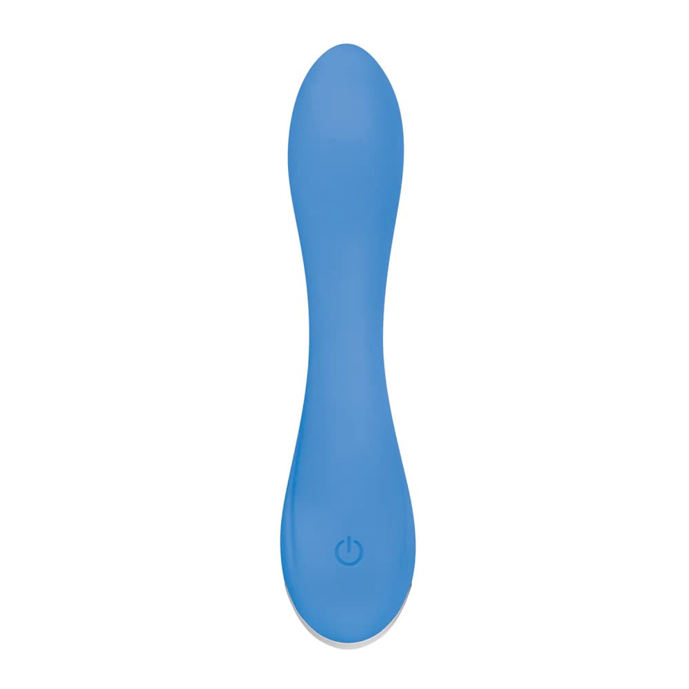 Evolved Blue Crush Rechargeable Silicone G-Spot Vibrator Blue thumbnail 5