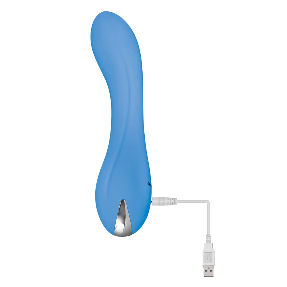 Evolved Blue Crush Rechargeable Silicone G-Spot Vibrator Blue thumbnail 8