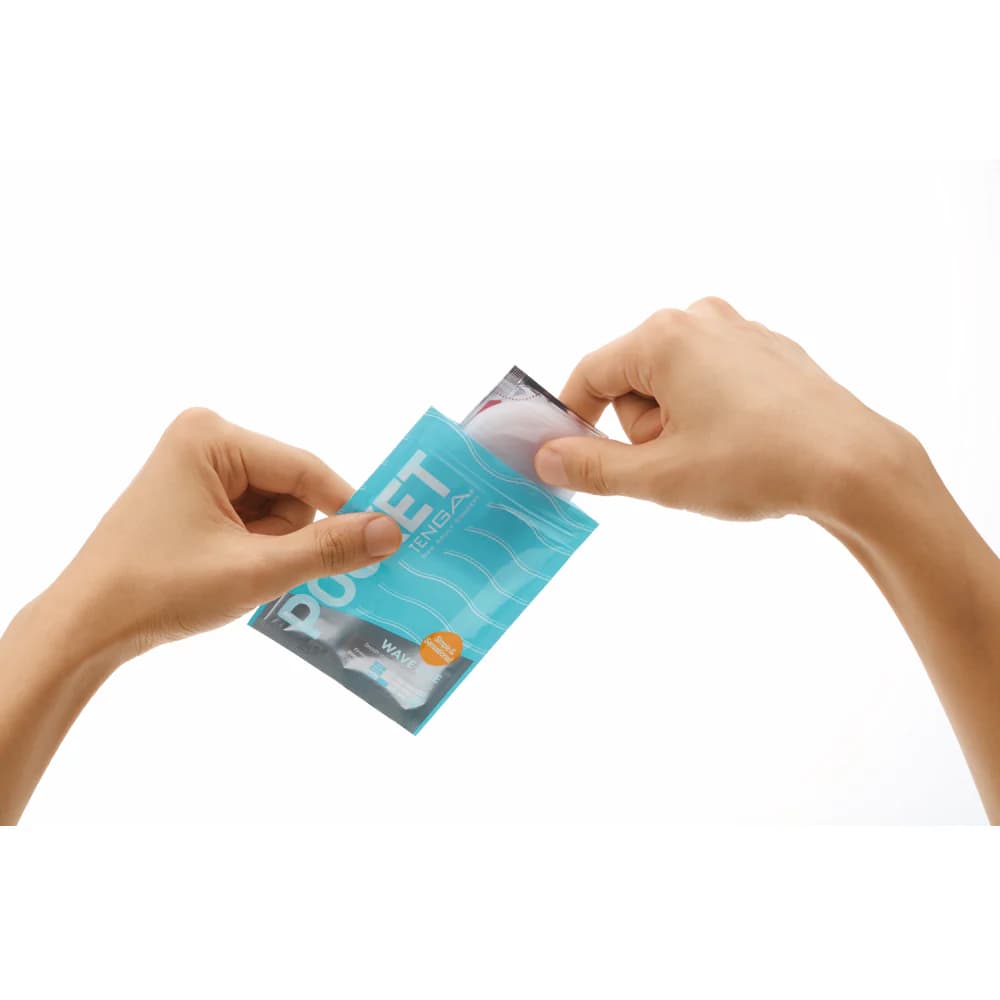 Tenga Pocket Masturbator Sleeve Wavy Line thumbnail 5