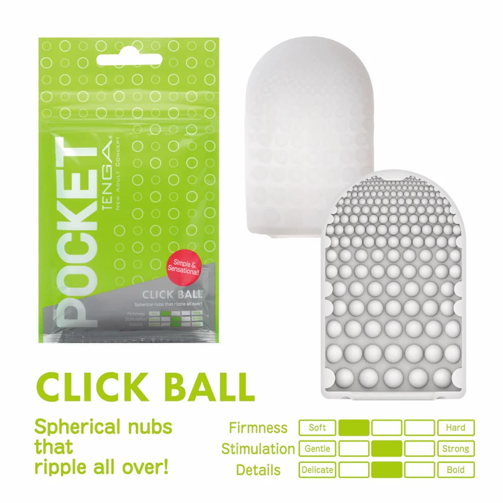 Tenga Pocket Masturbator Sleeve Click Ball thumbnail