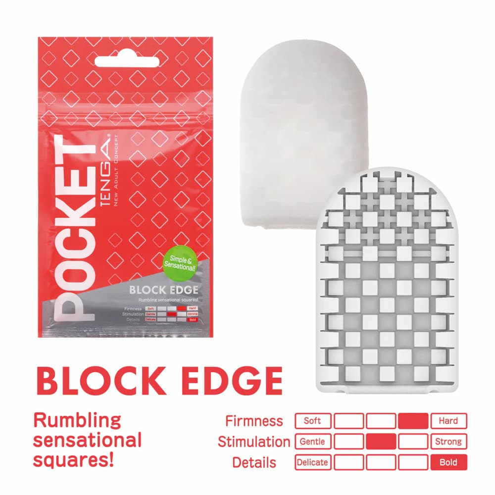 Tenga Pocket Masturbator Sleeve Block Edge thumbnail