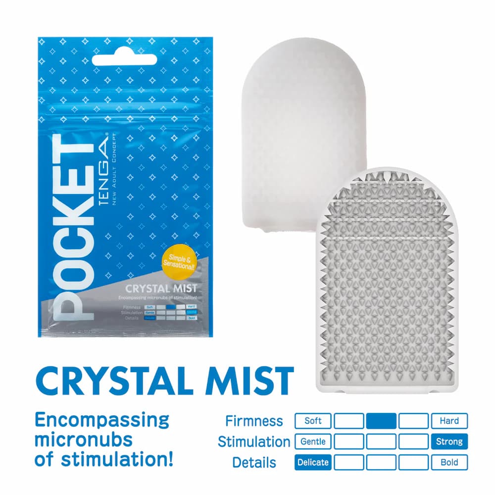 Tenga Pocket Maturbastor Sleeve Crystal Mist thumbnail