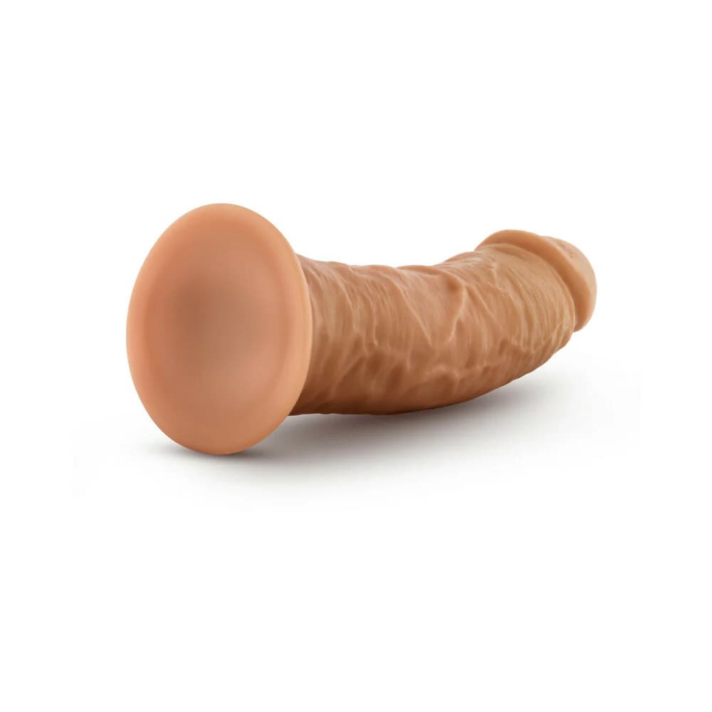Dr. Skin Glide Realistic 8 in. Self-Lubricating Dildo Tan thumbnail 5