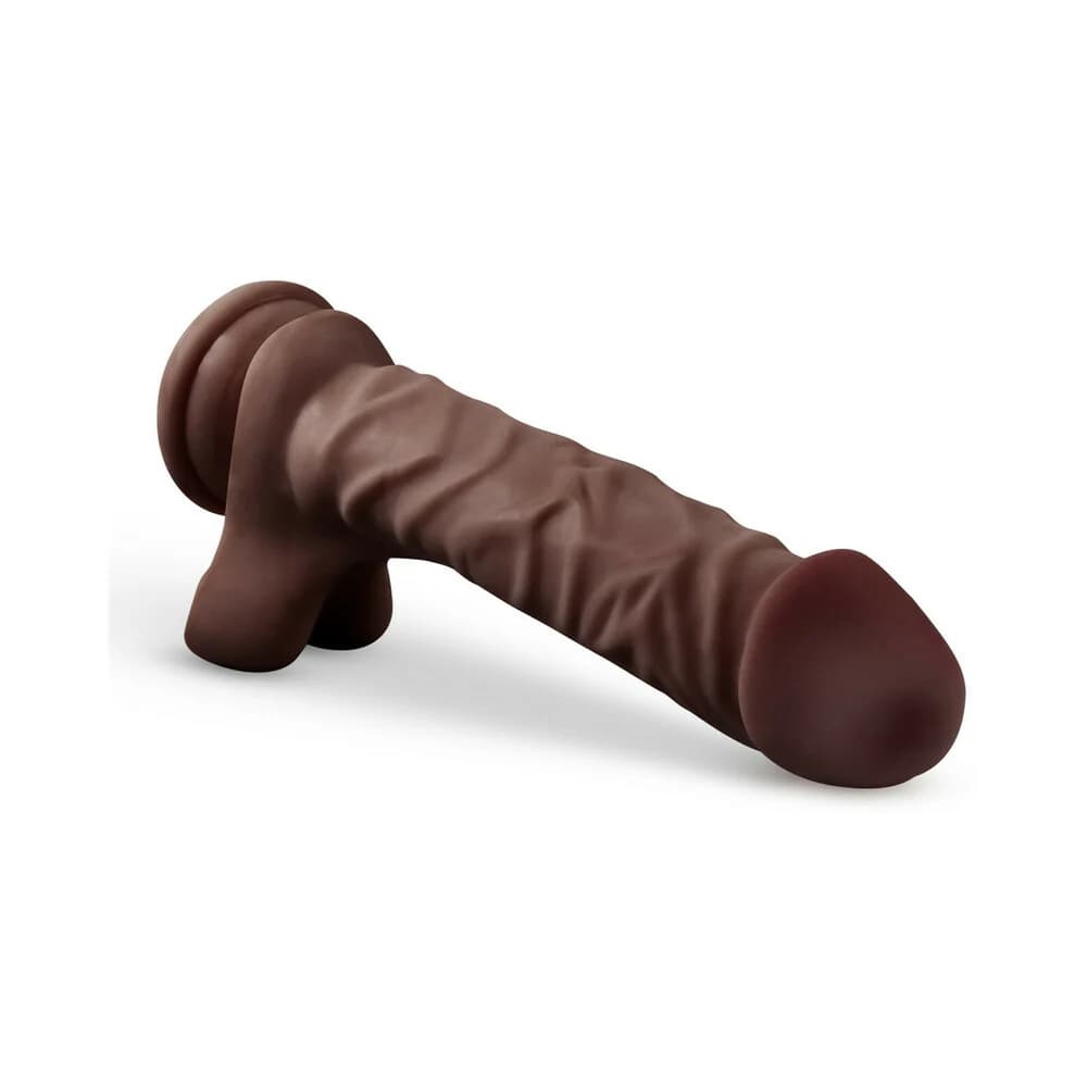 Loverboy The DJ Realistic 9 in. Dildo with Balls Brown thumbnail 5