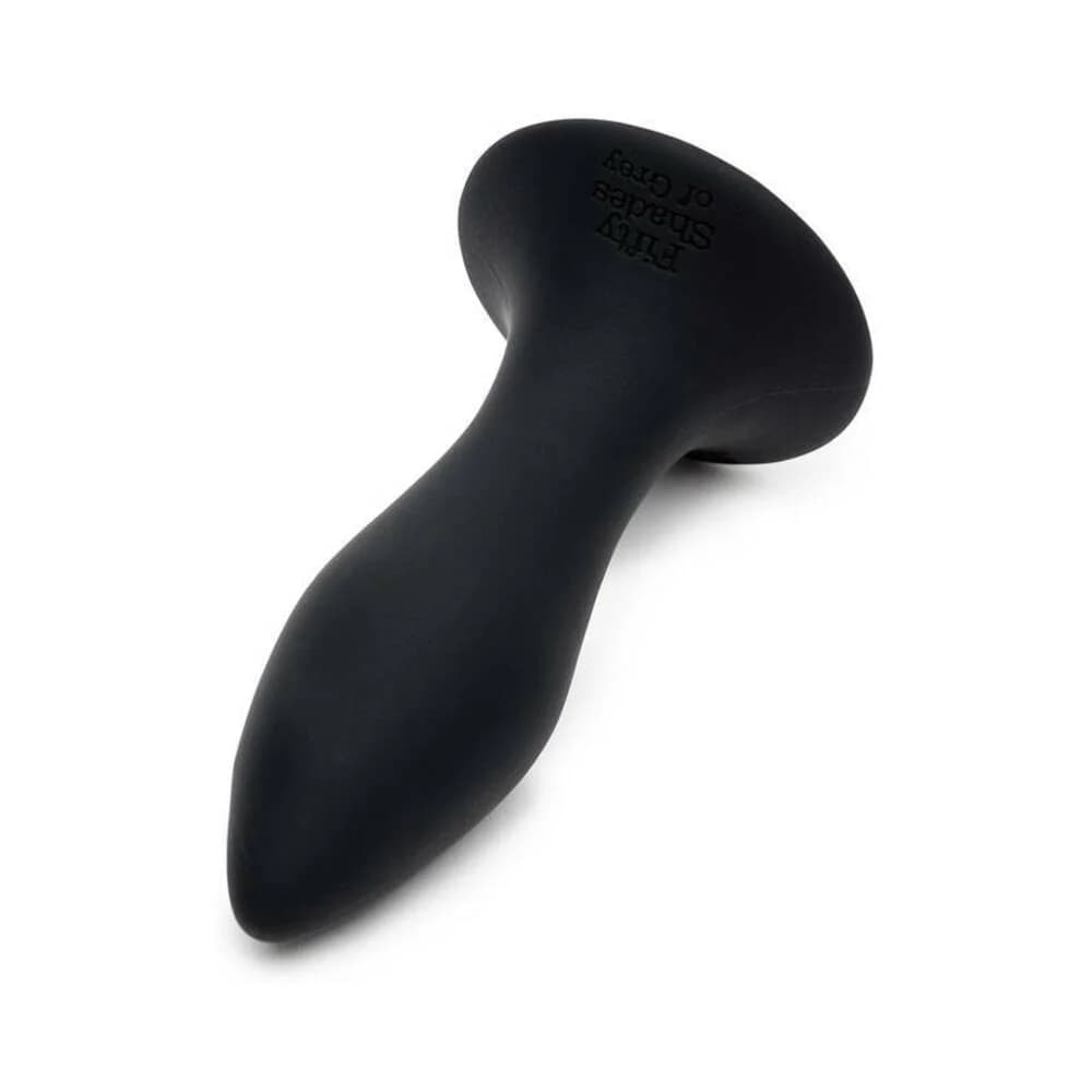 Fifty Shades of Grey Sensation Rechargeable Silicone Vibrating Butt Plug Black thumbnail