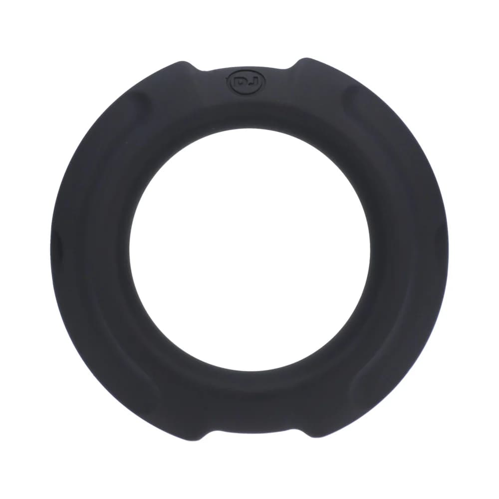 OptiMALE FlexiSteel Silicone, Metal Core Cock Ring 43 mm Black thumbnail