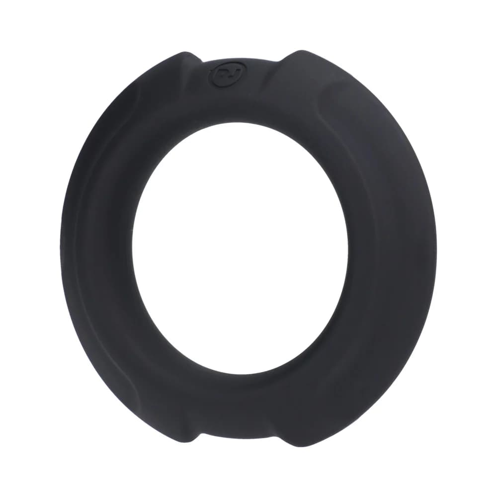 OptiMALE FlexiSteel Silicone, Metal Core Cock Ring 43 mm Black thumbnail