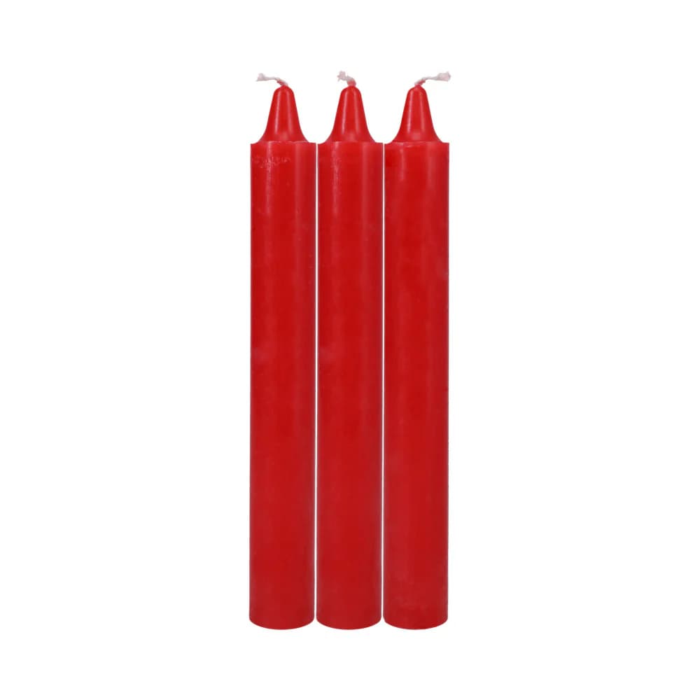 Japanese Drip Candles 3-Pack Red thumbnail