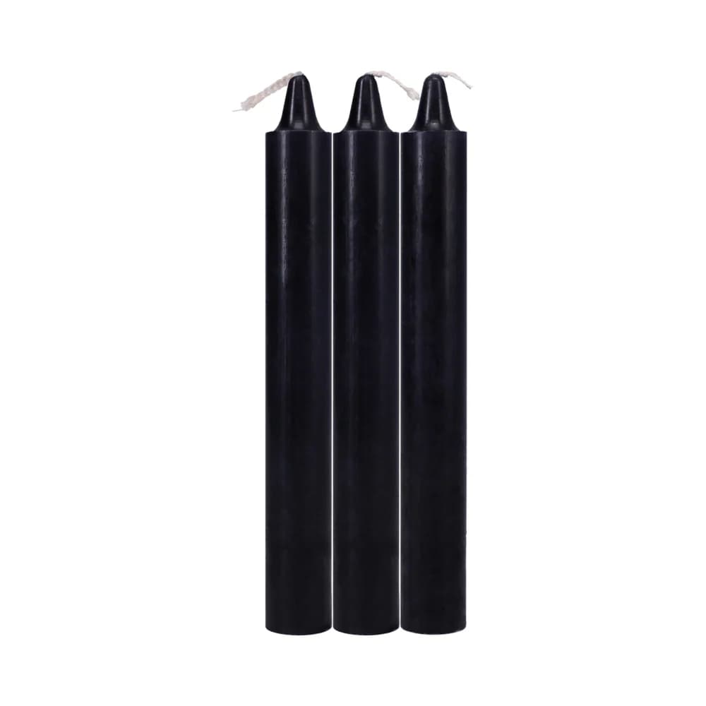 Japanese Drip Candles 3-Pack Black thumbnail