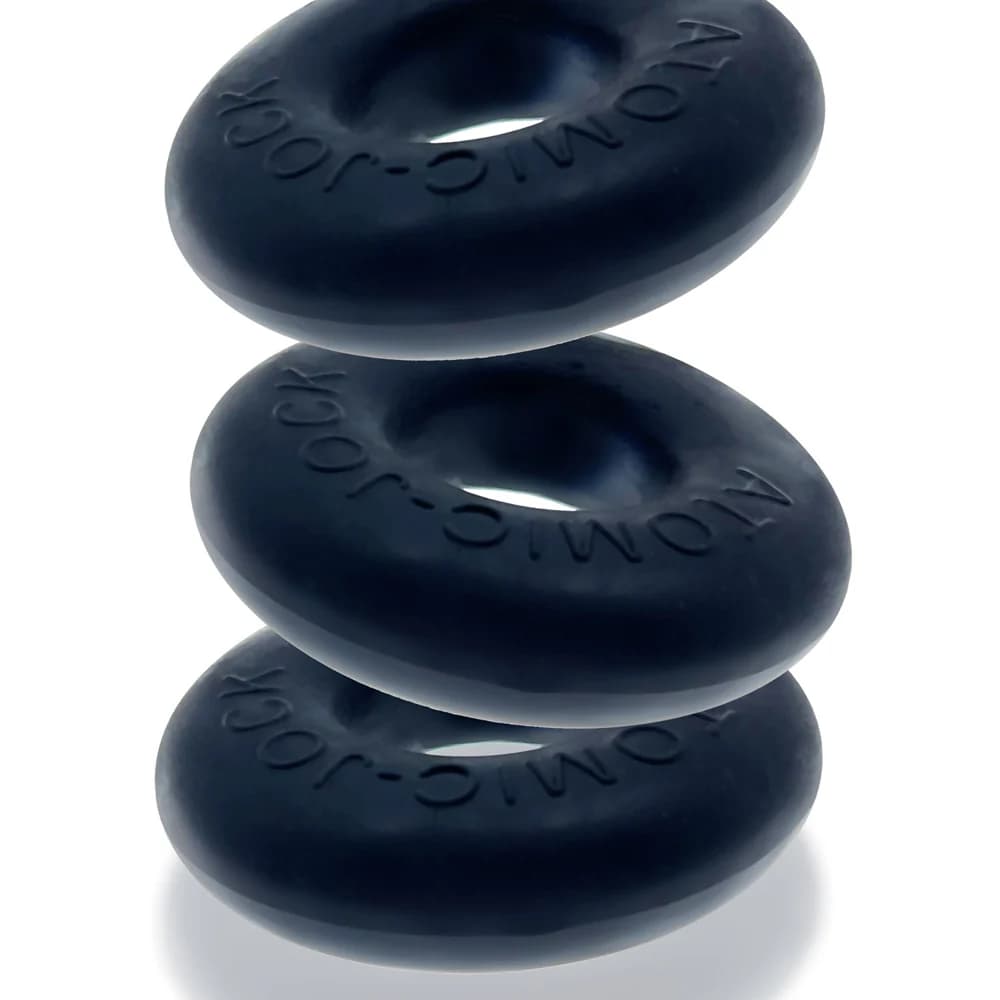 OxBalls Ringer Cockring 3-Pack Plus+Silicone Special Edition Night thumbnail