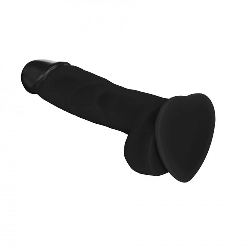 Strap-On-Me Realistic Collection Soft Realistic Dildo Black XL thumbnail
