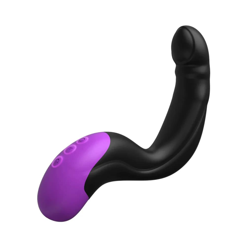 Anal Fantasy Elite Collection Rechargeable Silicone Hyper-Pulse P-Spot Massager Black thumbnail