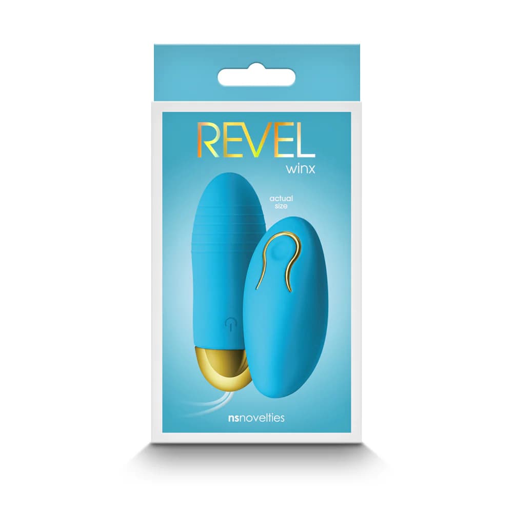 Revel Winx Insertable Bullet with Remote Blue thumbnail