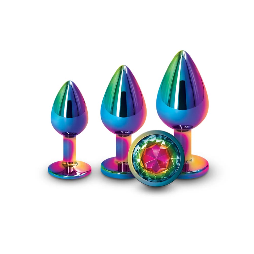 Rear Assets 3-Piece Metal Plug Kit Multicolor/Rainbow thumbnail