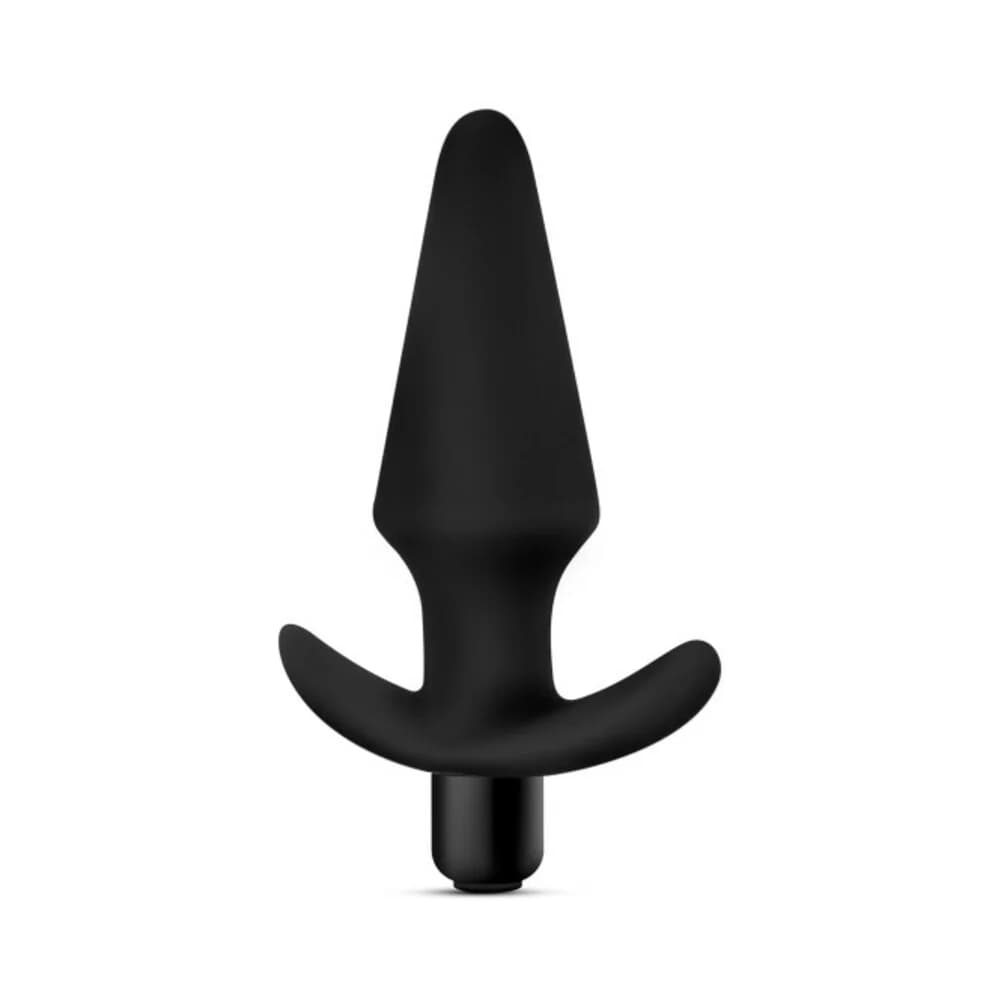 Anal Adventures Platinum Silicone Vibrating Plug Black thumbnail 3