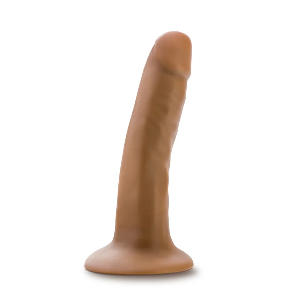 Dr. Skin Silicone Dr. Lucas 5.5 in. Posable Dildo Tan thumbnail 2