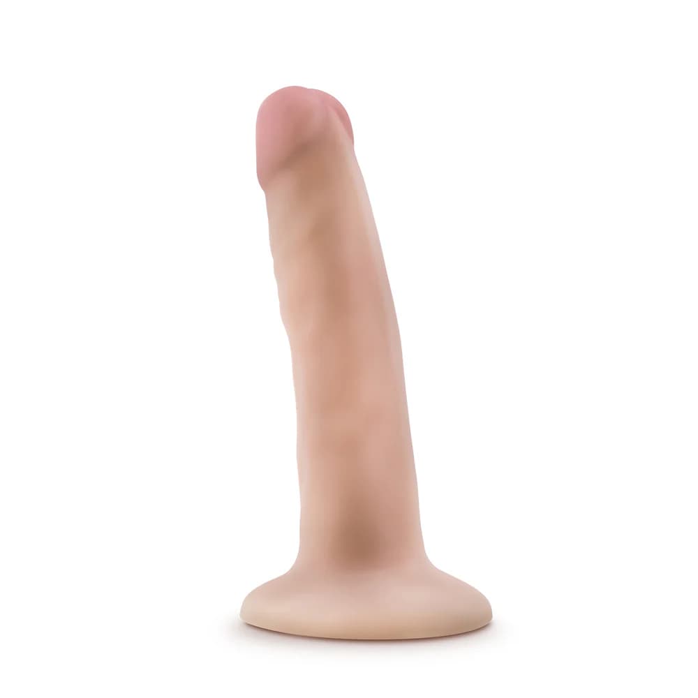 Dr. Skin Silicone Dr. Lucas 5.5 in. Posable Dildo Beige thumbnail 3