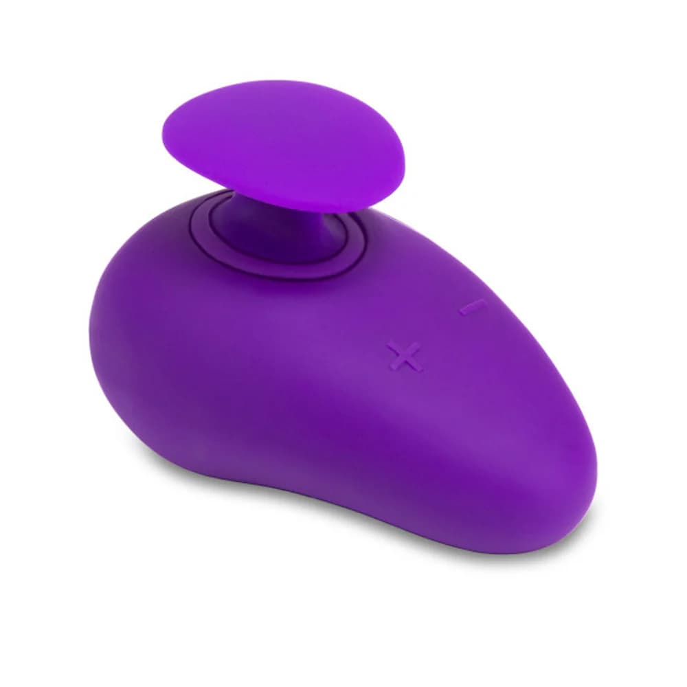 Wellness Palm Sense Rechargeable Silicone Vibrator Purple thumbnail 2