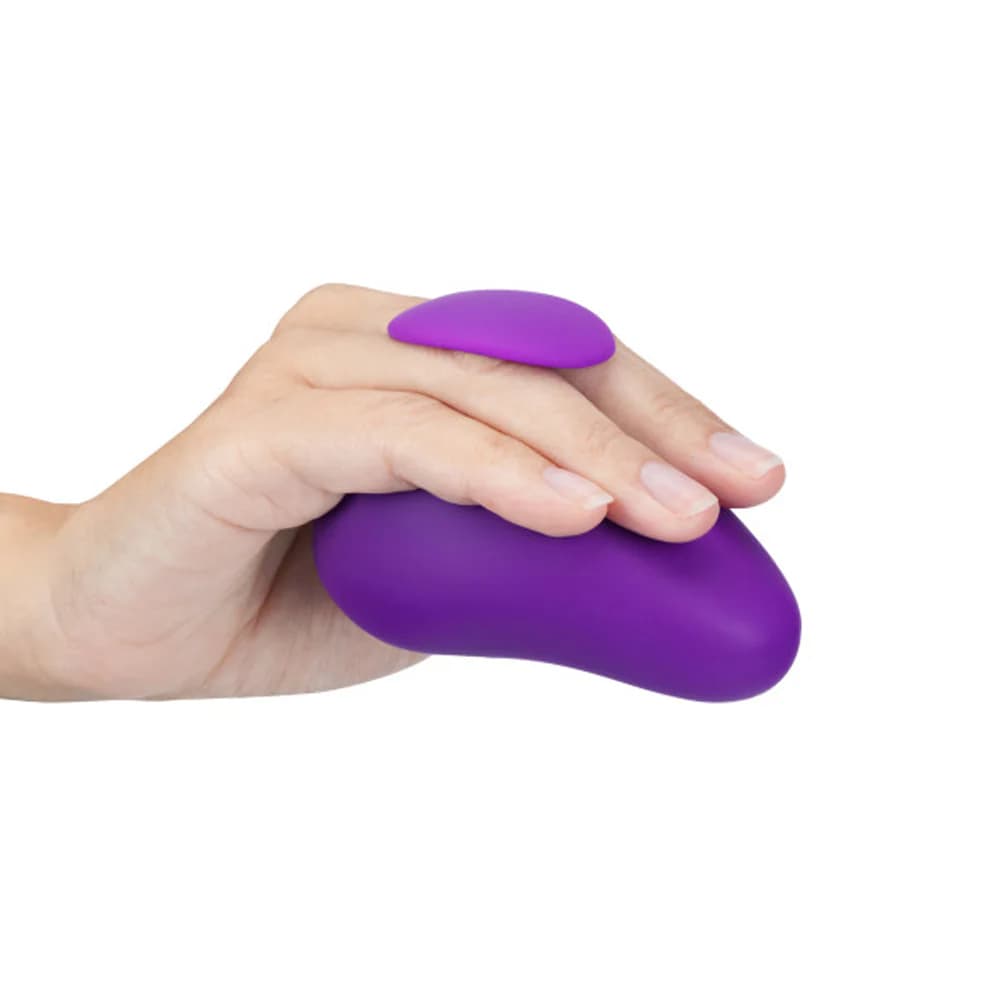 Wellness Palm Sense Rechargeable Silicone Vibrator Purple thumbnail 4