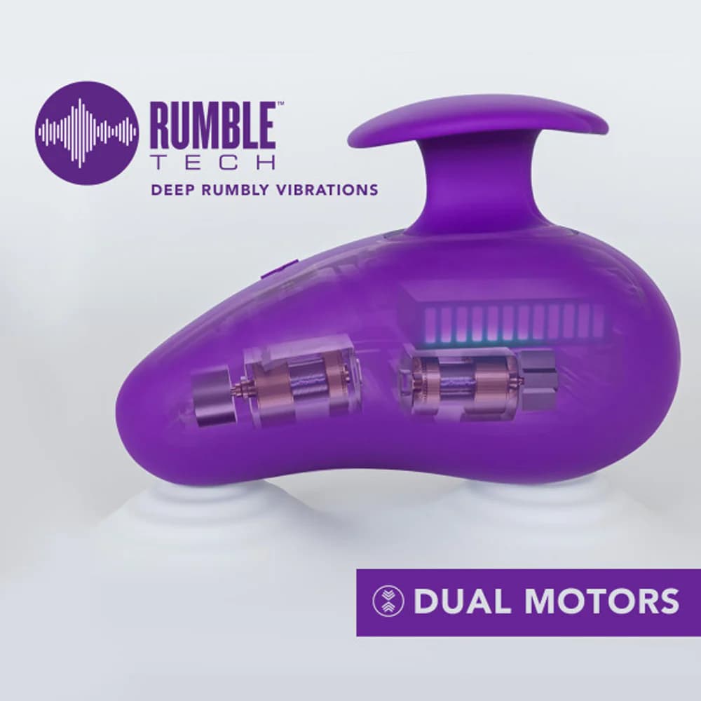 Wellness Palm Sense Rechargeable Silicone Vibrator Purple thumbnail 5