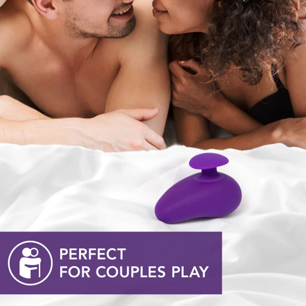 Wellness Palm Sense Rechargeable Silicone Vibrator Purple thumbnail 9