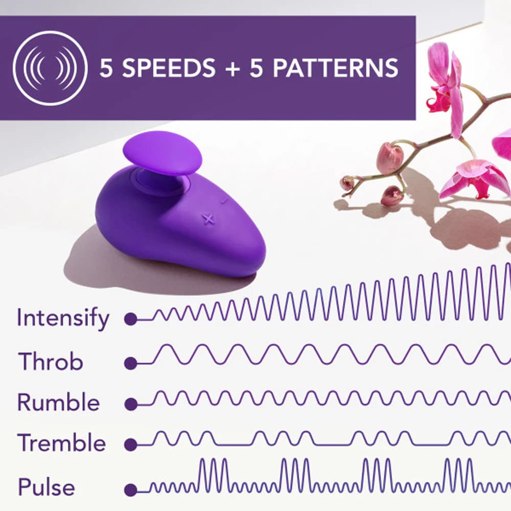 Wellness Palm Sense Rechargeable Silicone Vibrator Purple thumbnail 10