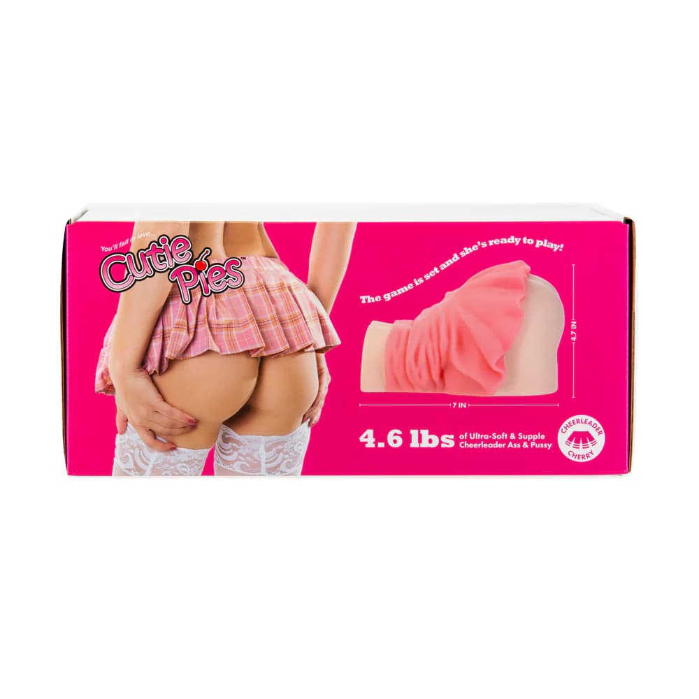 CutiePies Cheerleader Cherry Doggystyle Dual Entry Vagina & Ass Masturbator Beige thumbnail 5
