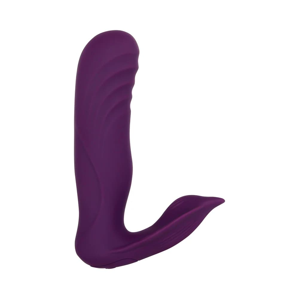 Gender X Velvet Hammer Rechargeable Remote-Controlled Thumping Thrusting Dual Stimulator Purple thumbnail 5