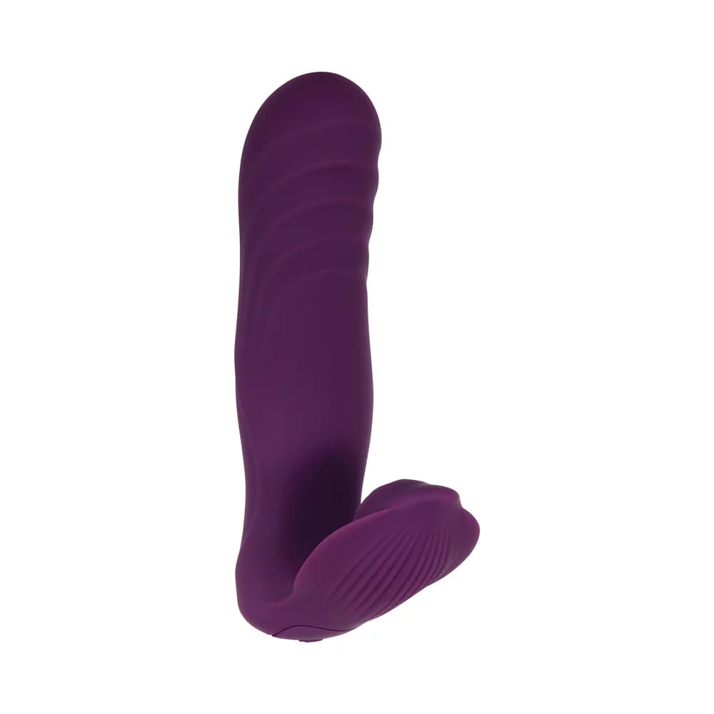 Gender X Velvet Hammer Rechargeable Remote-Controlled Thumping Thrusting Dual Stimulator Purple thumbnail 6