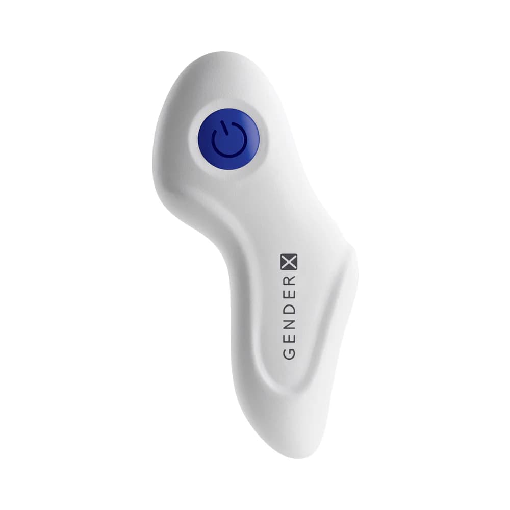Gender X Beaded Pleasure Rechargeable Remote-Controlled Vibrating Silicone Probe Vibrator Blue thumbnail 8