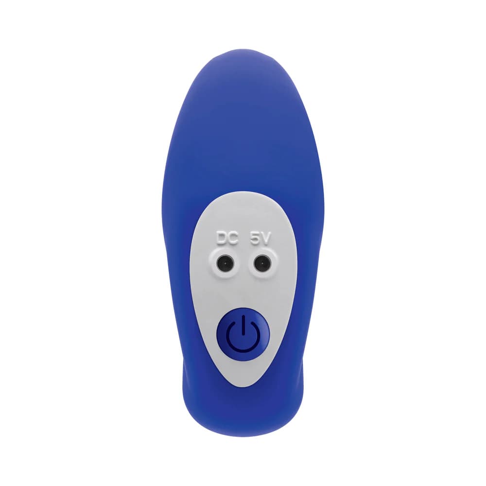 Gender X Beaded Pleasure Rechargeable Remote-Controlled Vibrating Silicone Probe Vibrator Blue thumbnail 10