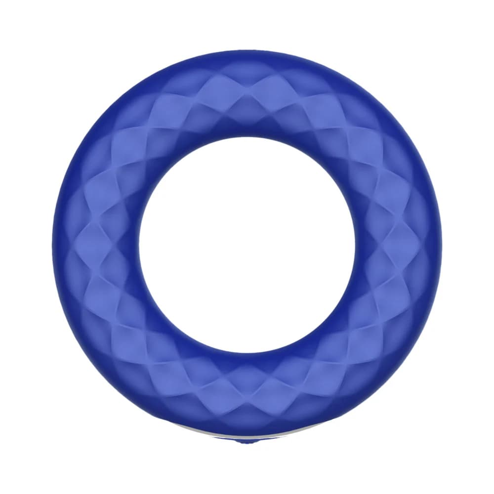 Forto F-15 Rechargeable Silicone Vibrating Cockring Blue thumbnail 2