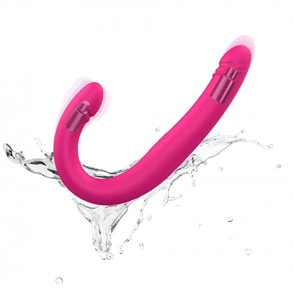 Dorcel Orgasmic Double Do Rechargeable Thrusting & Vibrating Double Dildo Pink thumbnail 8