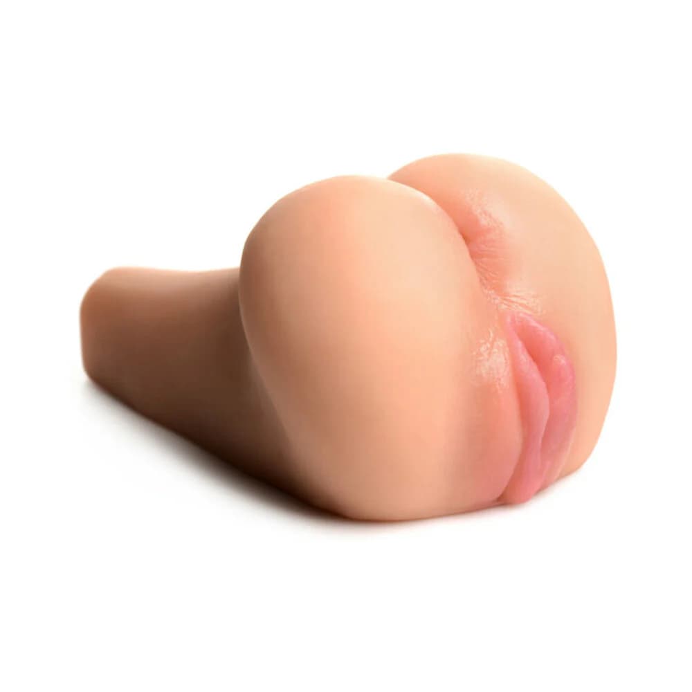 Curve Toys Mistress Juicy Maddie Dual Entry Doggy Style Masturbator Light thumbnail 9