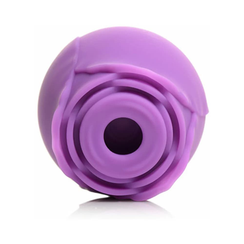 Curve Toys Gossip Cum Into Bloom Rechargeable Silicone Clitoral Stimulator Rose Flirt Violet thumbnail 4