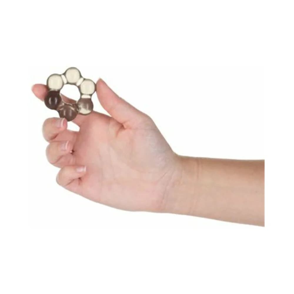 Powerbullet Got Big Dick Super-Stretch Cockrings 2-Pack Smoke thumbnail 5