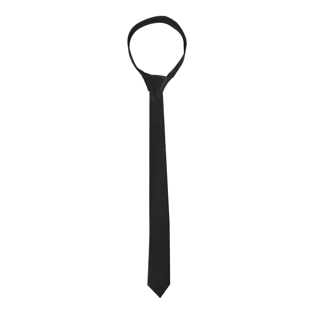 Ouch! Black & White Satin Bondage Tie Black thumbnail 2