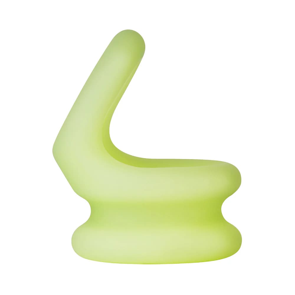 Forto F-20 Liquid Silicone Cockring & Ball Stretcher Small Glow thumbnail 4