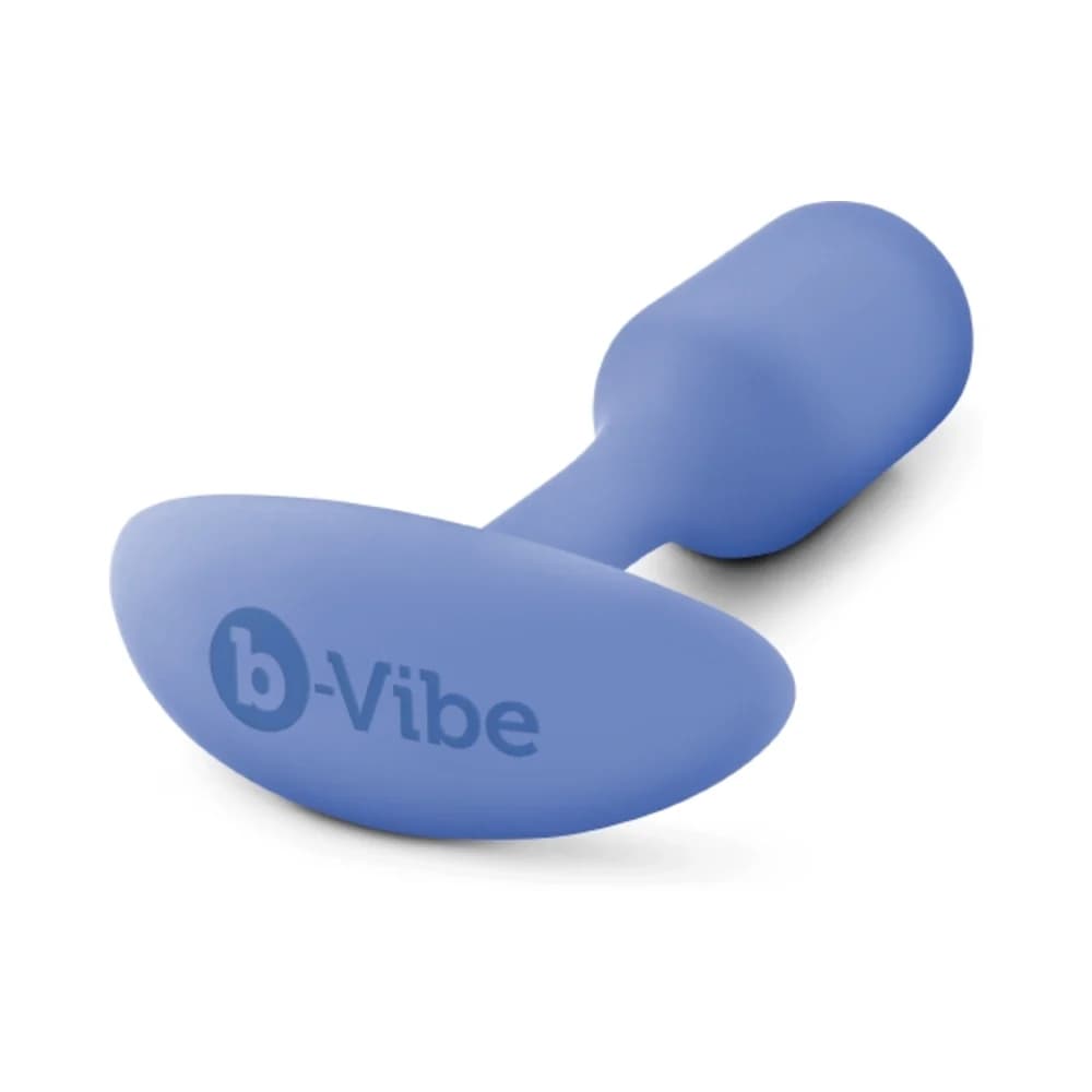 B-Vibe Snug Plug 1 Weighted Silicone Anal Plug Violet thumbnail 5