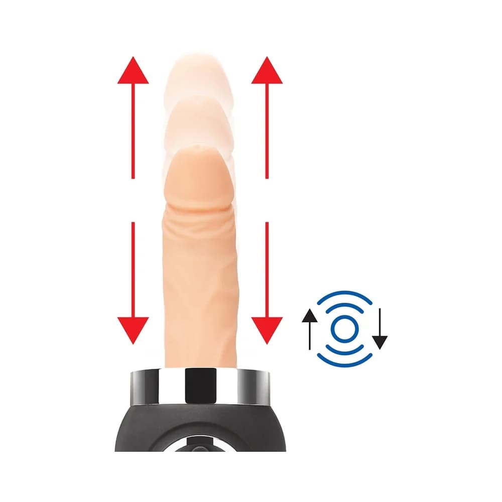 Lux Fetish Rechargeable Thrusting Compact Sex Machine with Remote Control thumbnail 7