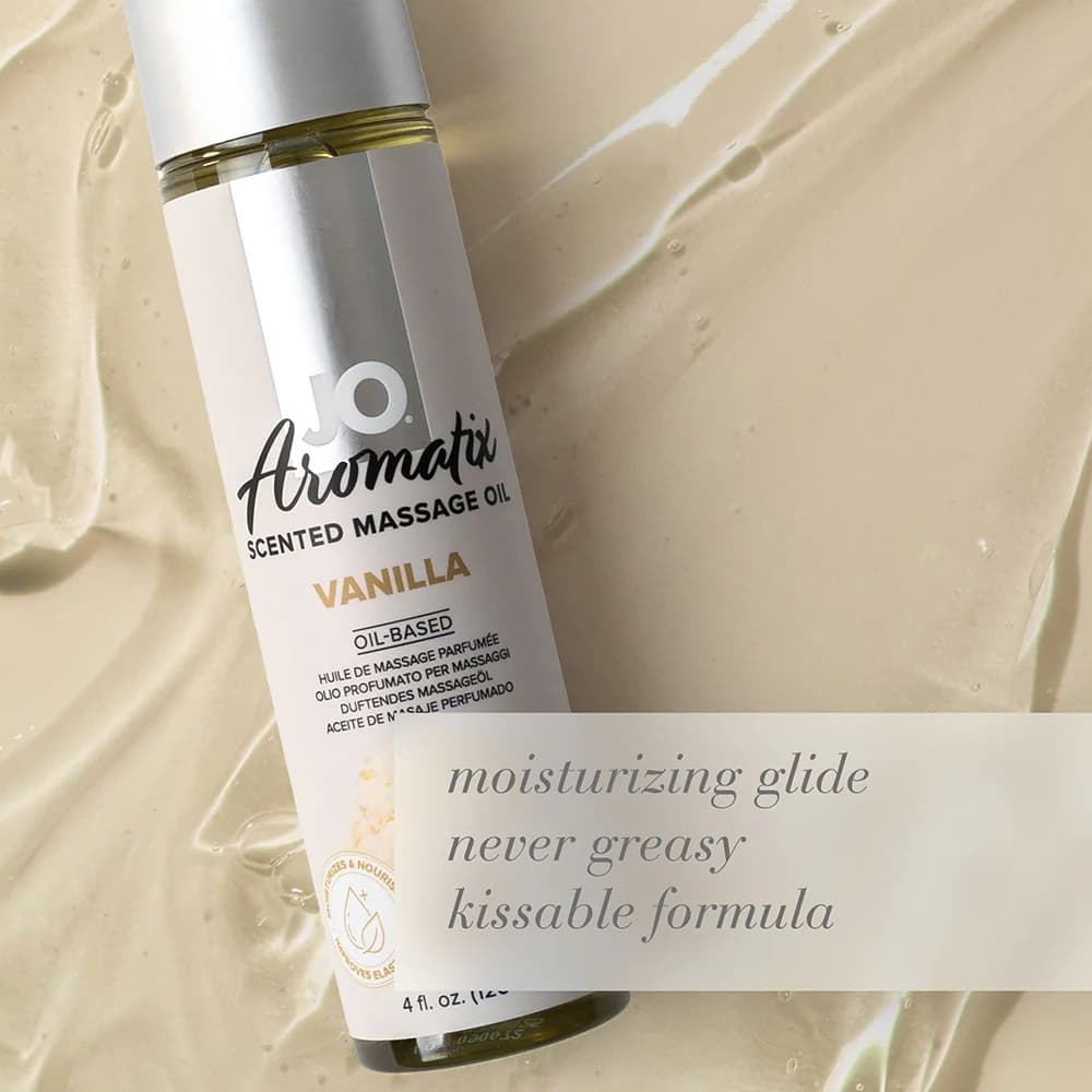 JO Aromatix Vanilla Scented Massage Oil 4 oz. thumbnail 5