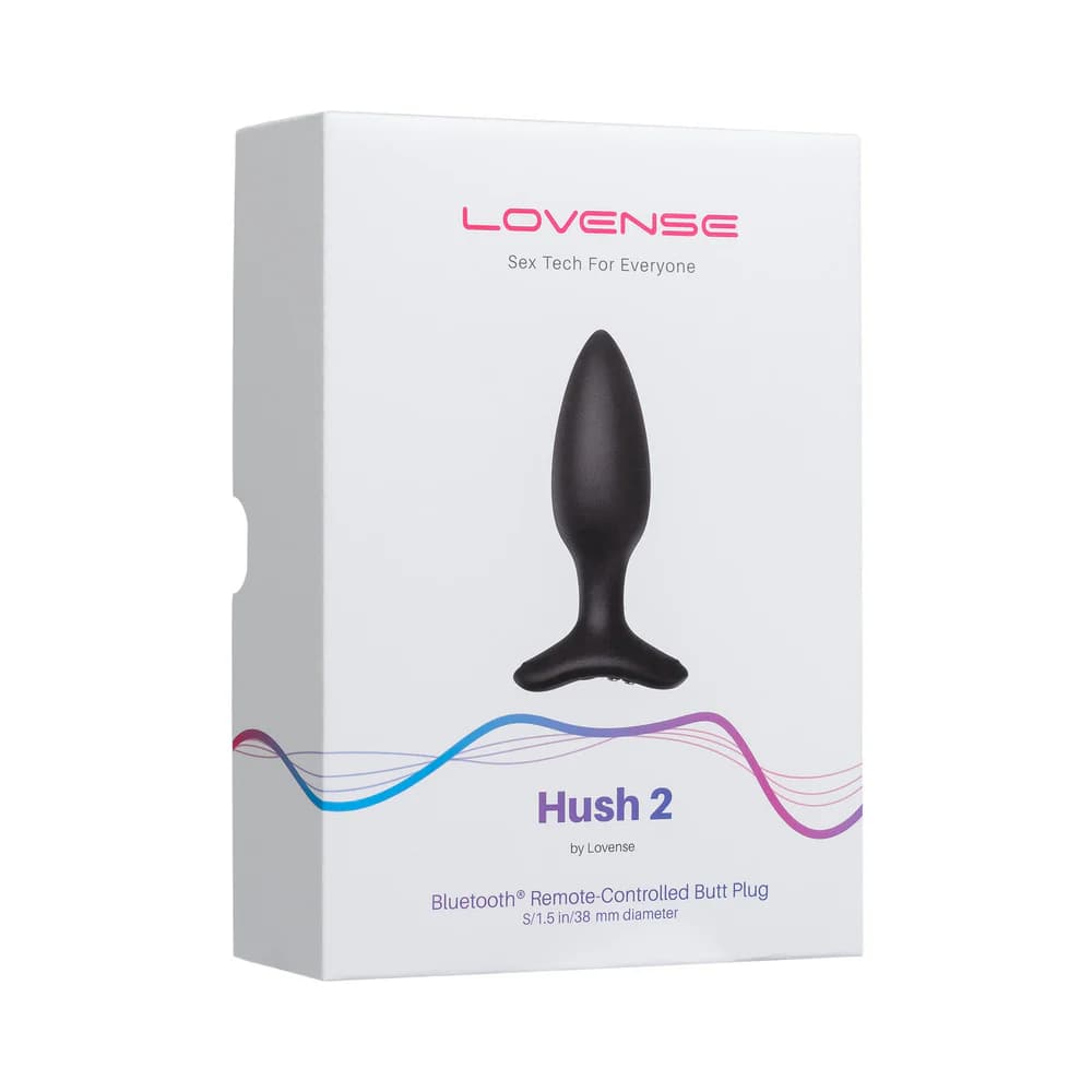 Lovense Hush 2 Bluetooth Remote-Controlled Vibrating Butt Plug Small 1.5 in. thumbnail 5