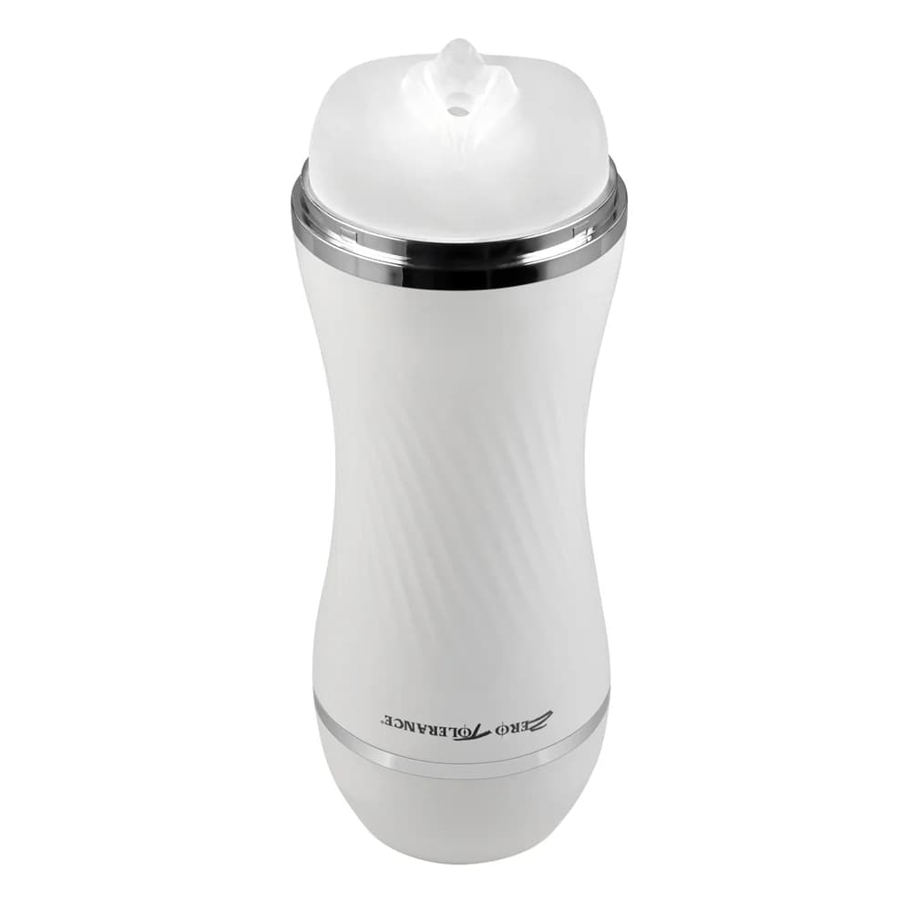 Zero Tolerance Double Dip Dual-Ended Realistic Stroker with Movie Download White thumbnail 6