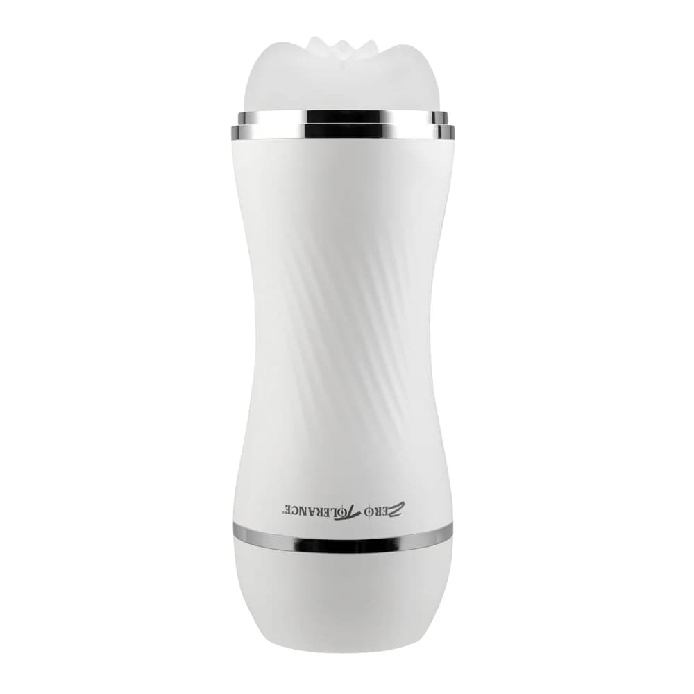 Zero Tolerance Double Dip Dual-Ended Realistic Stroker with Movie Download White thumbnail 7